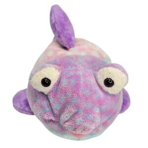Ty Googly Tropical Fish‎ Pluffies Machine Washable Stuffed Animal Plush Toy 9"